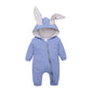 New Born Baby Rompers Blue Rabbit