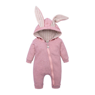 New Born Baby Rompers Pink Rabbit