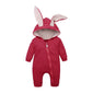 New Born Baby Rompers Red Rabbit