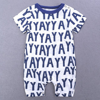 Organic Cartoon YAYA Baby Summer Bodysuit