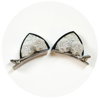 Cute Hair Clips For Girls Cat Ears - 2pcs/Set