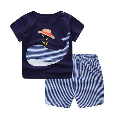 Organic Baby Boy T-shirt + Shorts - Hat Bundle