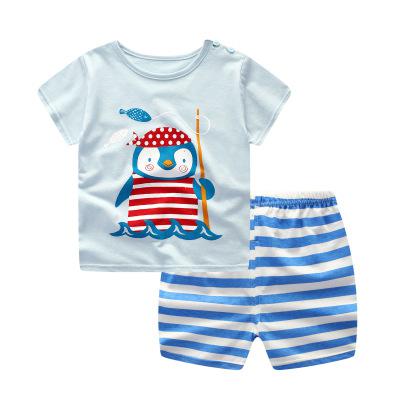 Organic Baby Boy T-shirt + Shorts - Seal Bundle