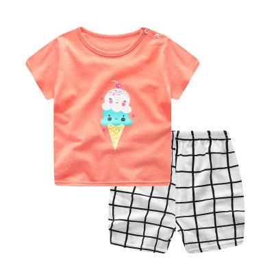 Organic Baby Boy T-shirt + Shorts - Icecream Bundle