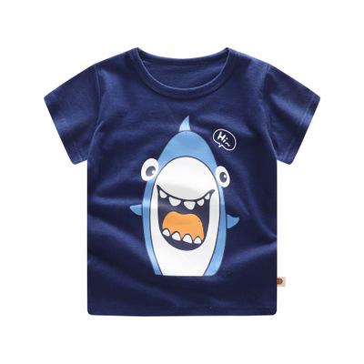 Organic Baby Boy T-shirt + Shorts - Shark Bundle