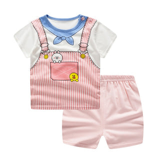 Organic Baby Boy T-shirt + Shorts - Farm Bundle